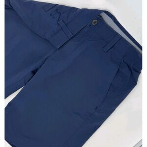 Under Armour Match Play Golf Shorts Mens 32 Blue Chino Stretch Gripper Waist‎